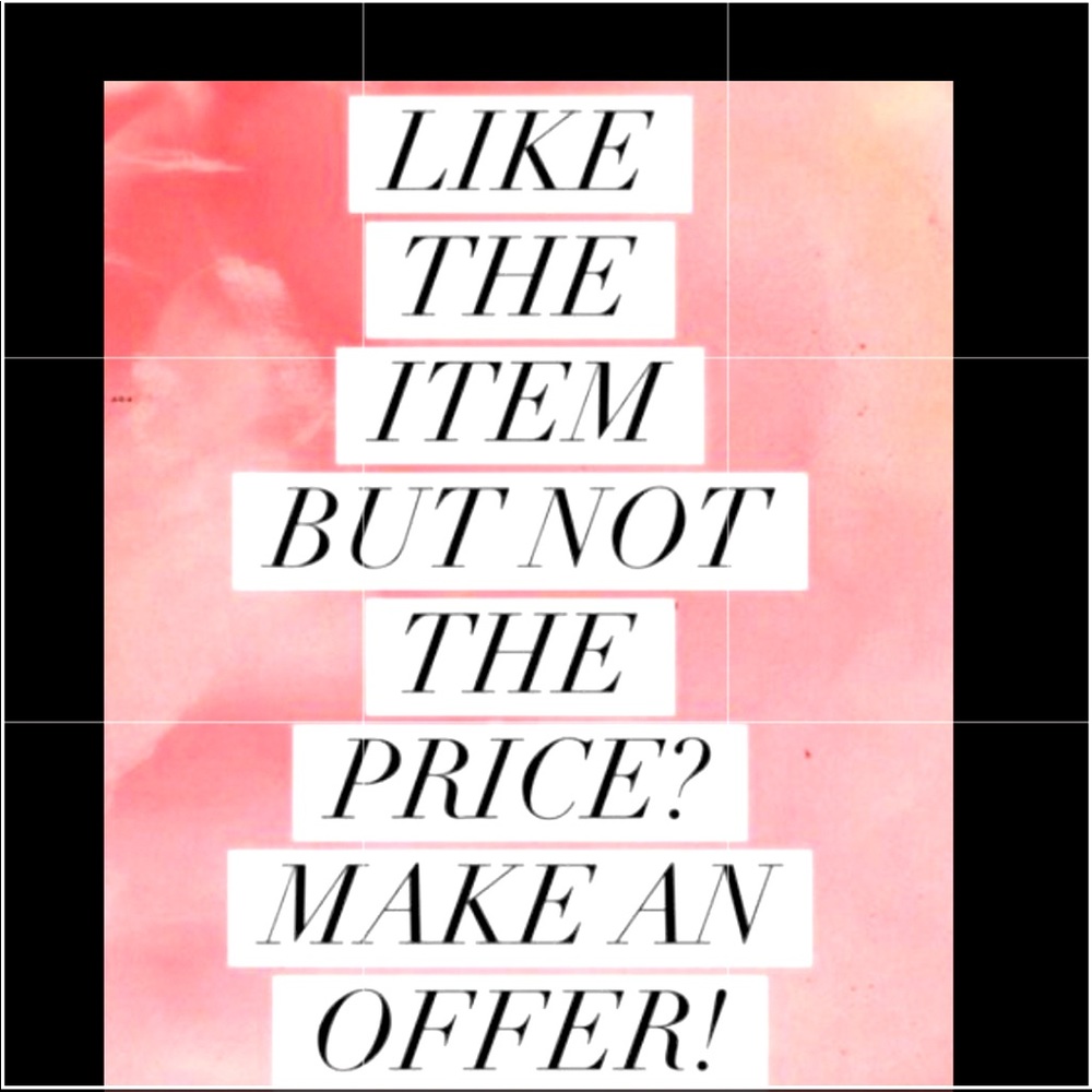 Feel free to send me your offer! 💕🖤💕🖤